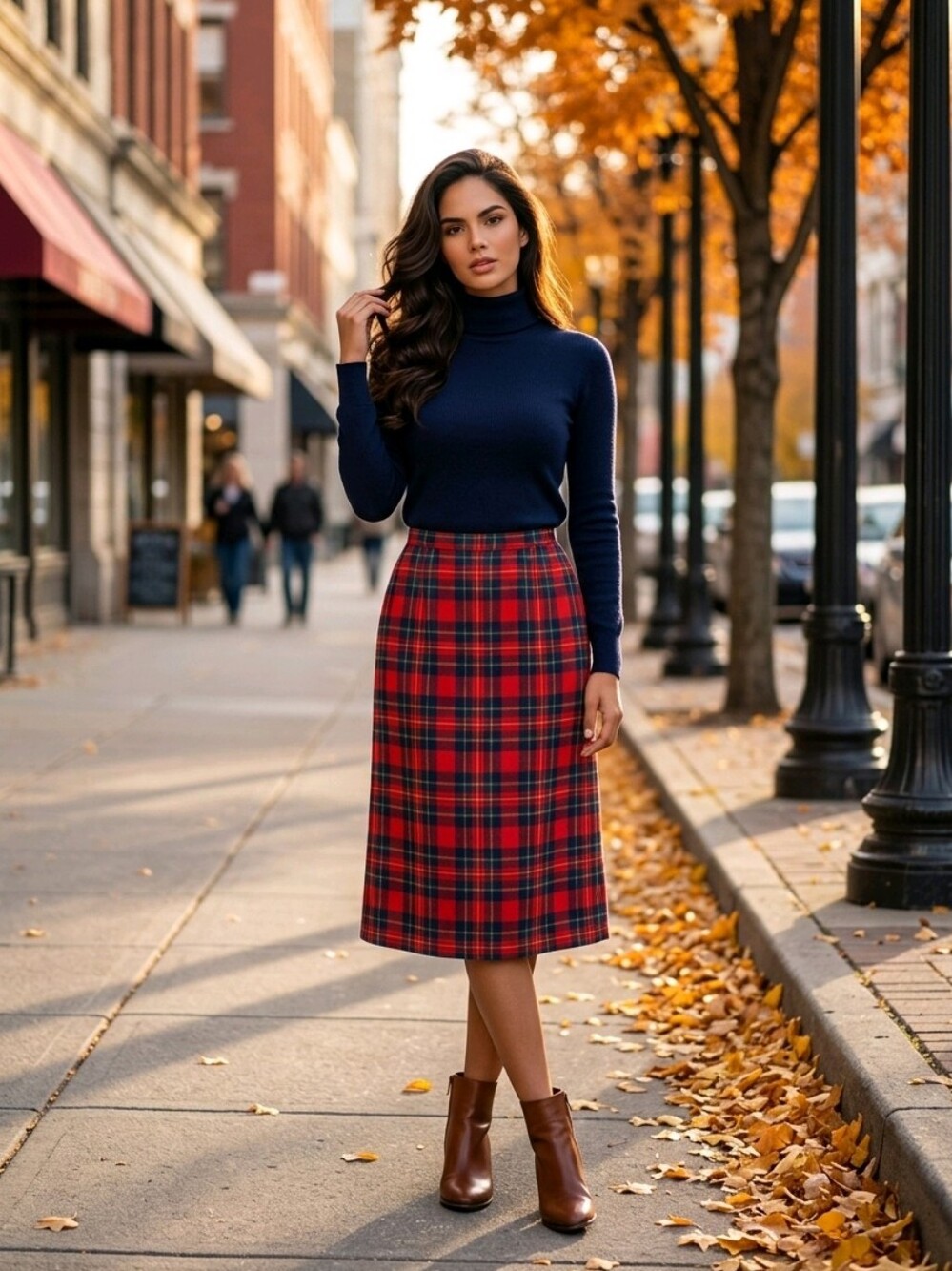 Vintage Pendleton Royal Stewart Plaid Wool Skirt 6 Red Tartan Classic Academia